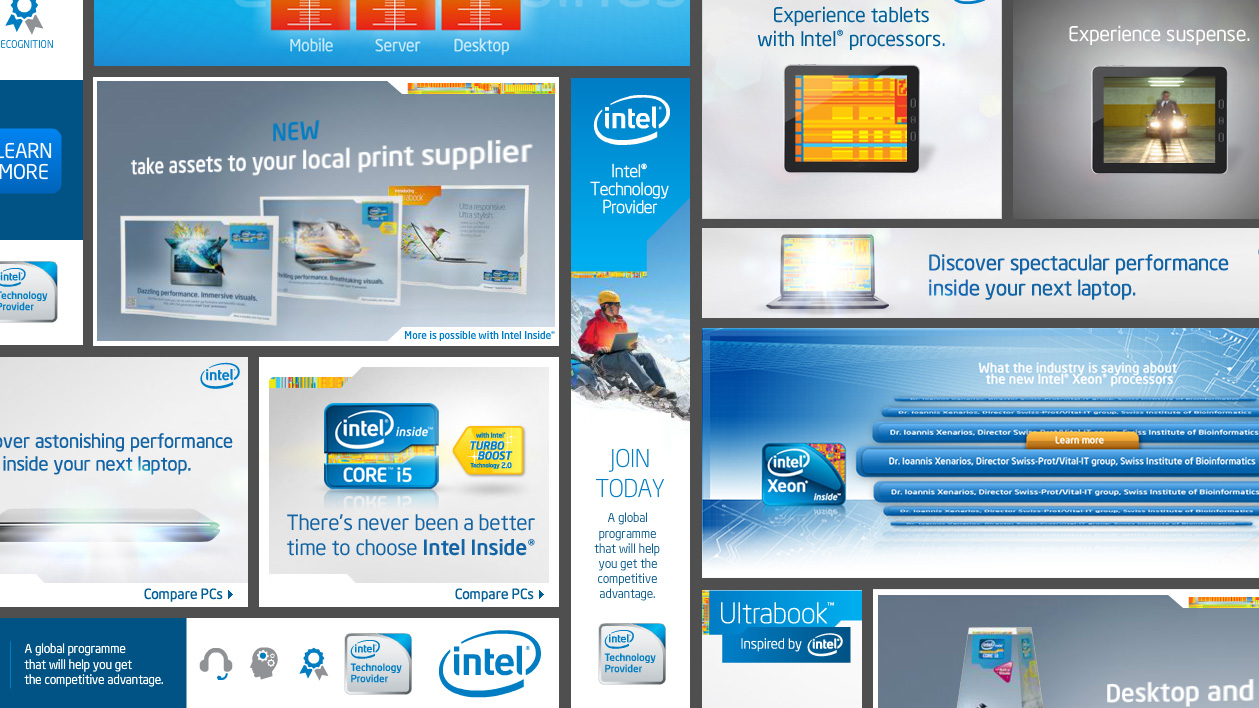 Intel Flash and Actionscript web banners